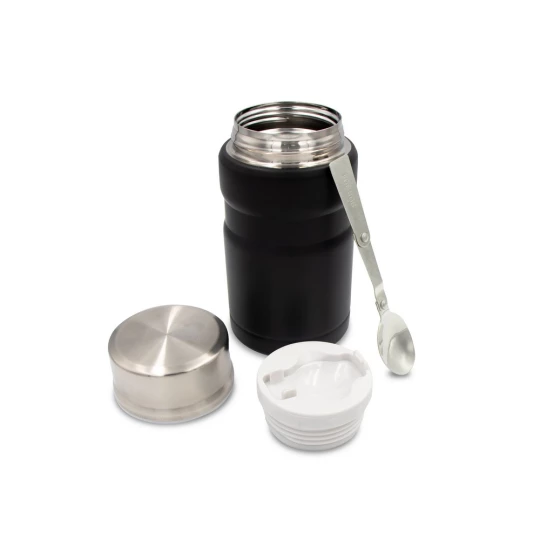 Thermo food container 650 ml Air Gifts, foldable spoon | Jonathan (V9962-03)-1