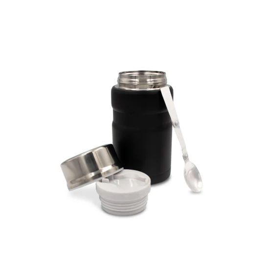Thermo food container 650 ml Air Gifts, foldable spoon | Jonathan (V9962-03)-1