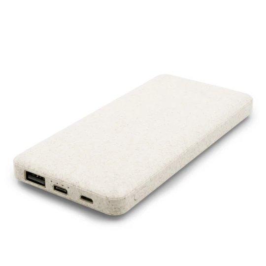 Power bank 8000 mAh ze słomy pszenicznej | Jenkins (V0725-00)-1
