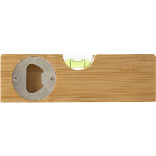 Flaschenöffner aus Bambus, Wasserwaage (V4892-17)-1