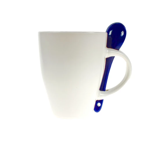 Kubek ceramiczny 300 ml z łyżeczką (V5269-04)-1