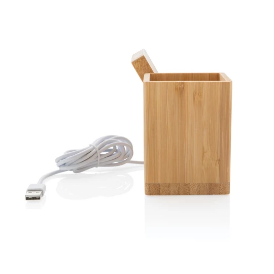 Ładowarka bezprzewodowa 5W, organizer na biurko Calgary (P308.479)-1