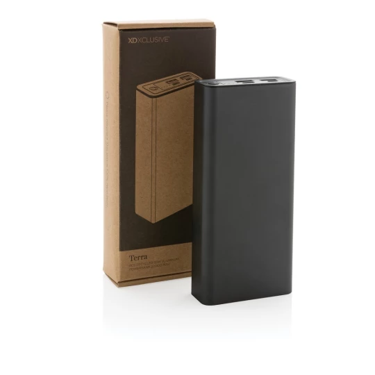 Terra RCS recycled 20W aluminium powerbank 20.000 mAh (P322.632)-1