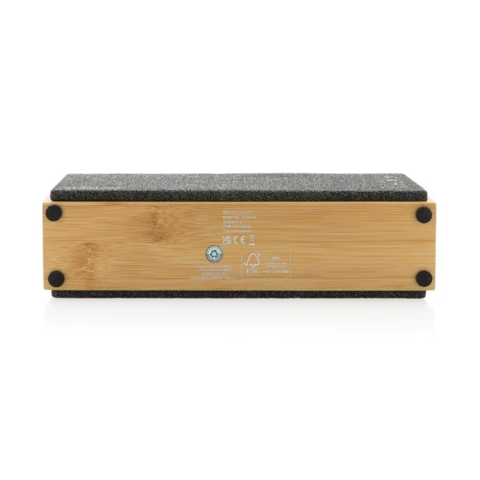 Bambusowy głośnik bezprzewodowy 10W Wynn (P329.649)-1