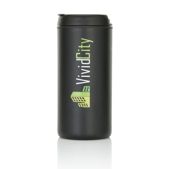 Kubek podróżny 330 ml Metro ze stali nierdzewnej z recyklingu (P435.041)-1
