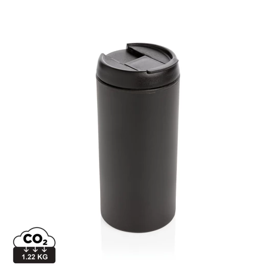 Kubek podróżny 330 ml Metro ze stali nierdzewnej z recyklingu (P435.041)-1