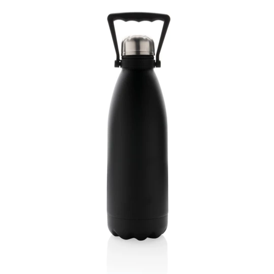 Take your favourite drinks everywhere in this large double wall stainless steel bottle. With its large capacity of 1.5 litres, you are assured to have plenty to drink and the bottle keeps your beverages hot for up to 5 hours or cold for up to 15 hour-1
