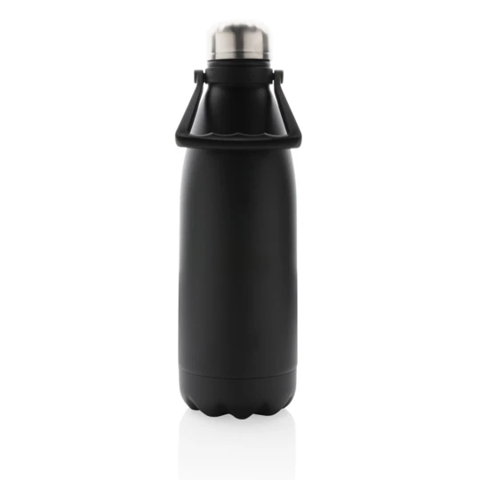 Take your favourite drinks everywhere in this large double wall stainless steel bottle. With its large capacity of 1.5 litres, you are assured to have plenty to drink and the bottle keeps your beverages hot for up to 5 hours or cold for up to 15 hour-1