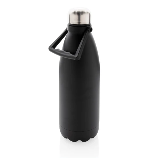 Take your favourite drinks everywhere in this large double wall stainless steel bottle. With its large capacity of 1.5 litres, you are assured to have plenty to drink and the bottle keeps your beverages hot for up to 5 hours or cold for up to 15 hour-1