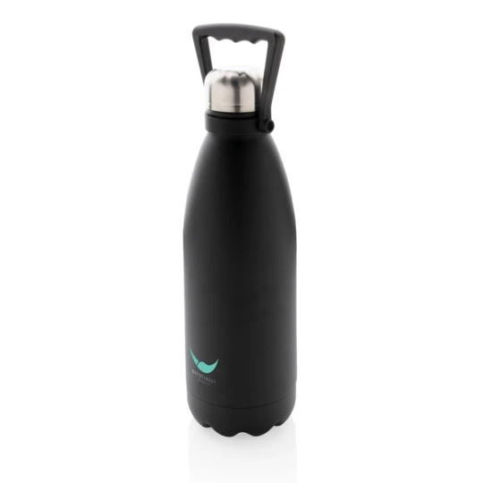 Take your favourite drinks everywhere in this large double wall stainless steel bottle. With its large capacity of 1.5 litres, you are assured to have plenty to drink and the bottle keeps your beverages hot for up to 5 hours or cold for up to 15 hour-1