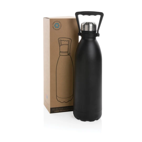 Take your favourite drinks everywhere in this large double wall stainless steel bottle. With its large capacity of 1.5 litres, you are assured to have plenty to drink and the bottle keeps your beverages hot for up to 5 hours or cold for up to 15 hour-1
