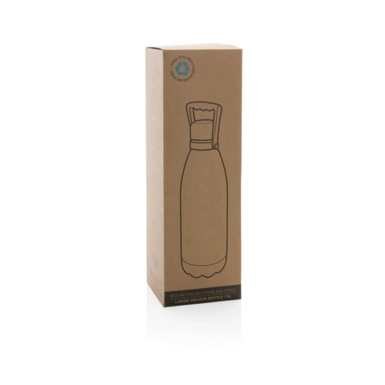 Take your favourite drinks everywhere in this large double wall stainless steel bottle. With its large capacity of 1.5 litres, you are assured to have plenty to drink and the bottle keeps your beverages hot for up to 5 hours or cold for up to 15 hour-1