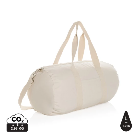 Torba sportowa, podróżna Impact AWARE™, bawełna z recyklingu (P707.190)-1