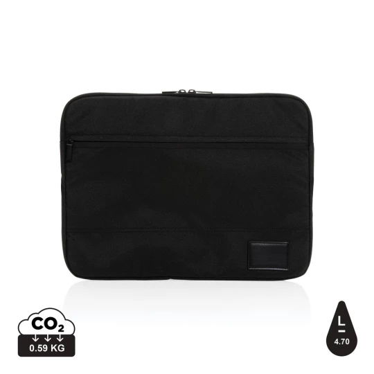 A stylish way to protect your laptop – a roomy front pocket and a sleek design that holds up to a 14