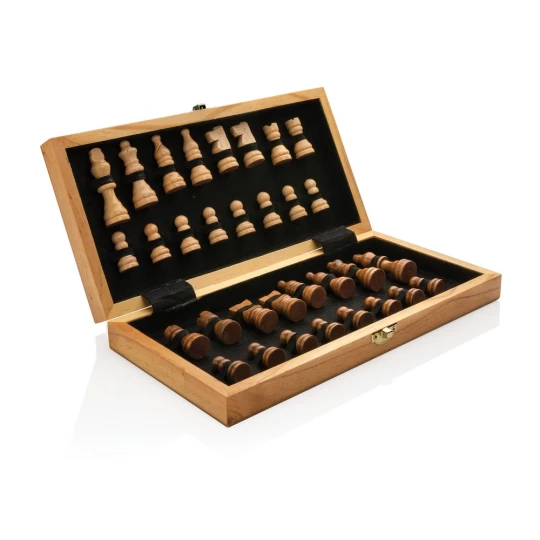 Drewniany zestaw do gry w szachy (P940.129)-1