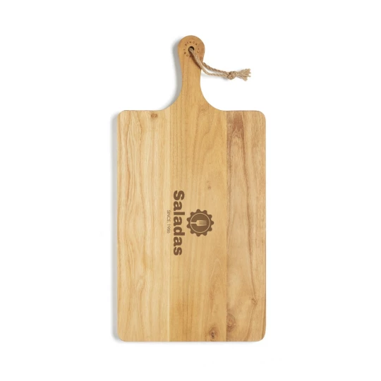 Stylish cutting/serving board that will look great in any kitchen. The spacious surface makes it easy to use it for both cutting and serving. The board is made of FSC-certified teak and has a beautiful golden to medium brown wood surface that darkens-1