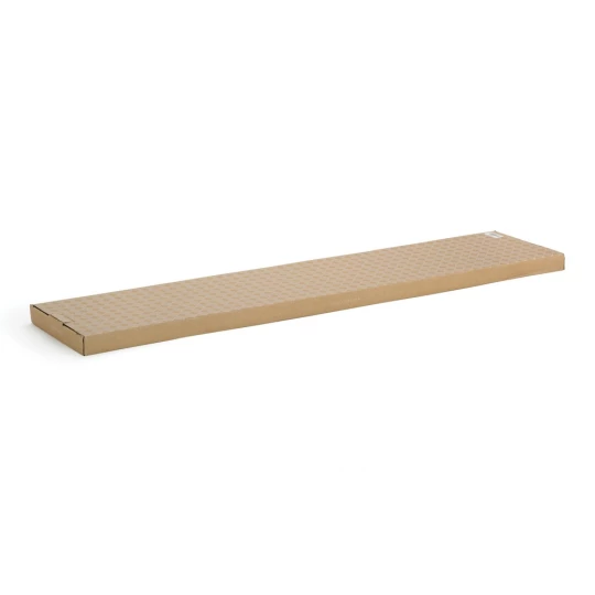 Robust and very handy cutting/serving board that thanks to its length of 75 cm and width of 15 cm has a large enough surface for being used both for cutting and serving.  The board is made of FSC-certified teak and has a beautiful golden to medium br-1
