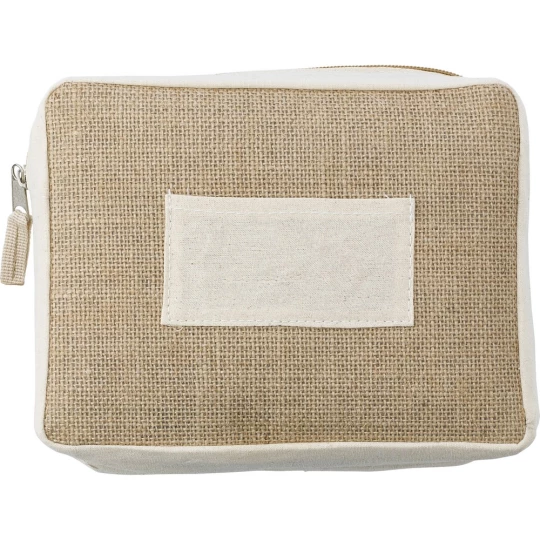 Kosmetiktasche aus Jute (V0035-16)-1