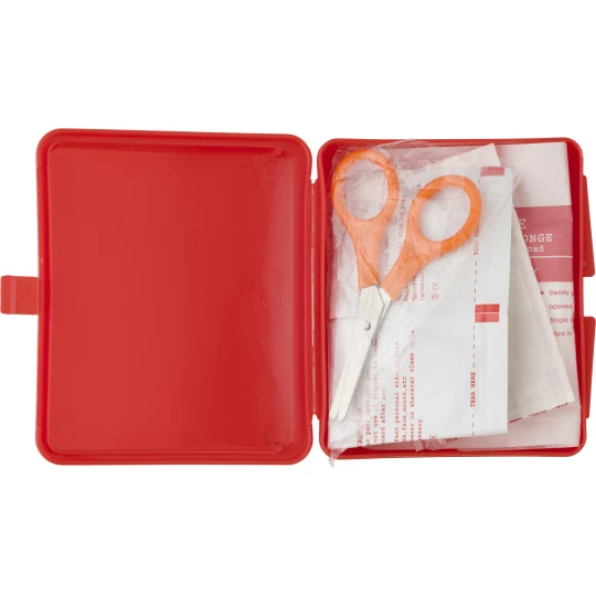 First aid kit in plastic case, 10 pcs (V8556-05)-1