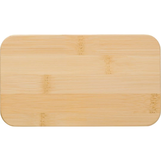 Pudełka śniadaniowe 2 szt., 2x400 ml, bambusowe wieczko, sztućce (V1215-02)-1