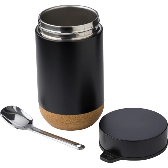 Thermo food container 400 ml, spoon (V1218-03)-1