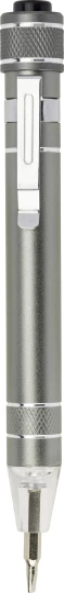 Schraubendreher 6 Bit und LED-Lampe (V5764-19)-1