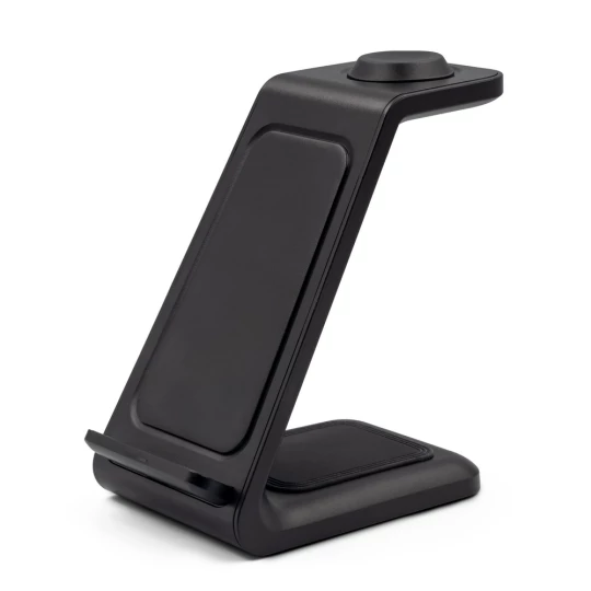Ładowarka bezprzewodowa 15W, 3 w 1, stojak na telefon | Todd (V1380-03)-1