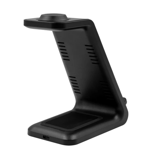 Ładowarka bezprzewodowa 15W, 3 w 1, stojak na telefon | Todd (V1380-03)-1