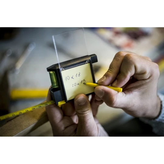 Measuring tape 2m, spirit level, memo pad, ball pen | Lincoln (V5617-03)-1