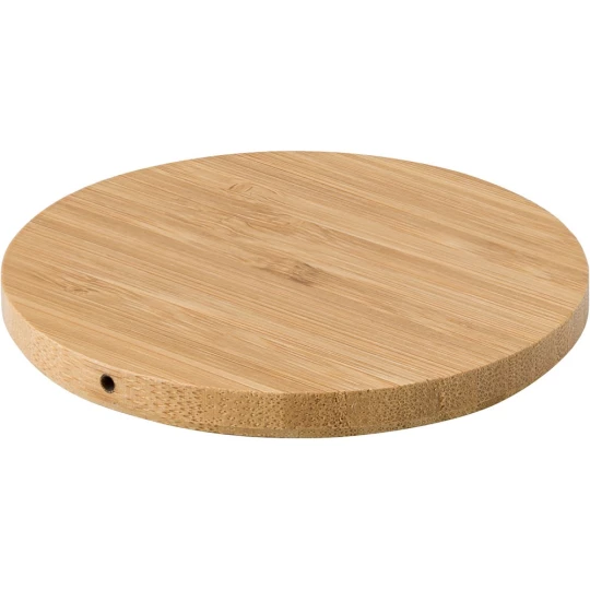 Bambusowa ładowarka bezprzewodowa 5W (V0324-18)-1
