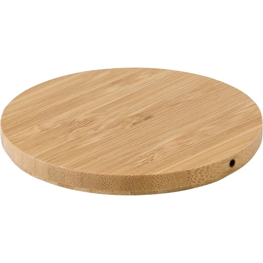 Bambusowa ładowarka bezprzewodowa 5W (V0324-18)-1