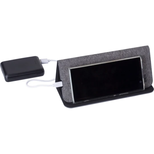 Podkładka pod mysz RPET, ładowarka bezprzewodowa 10W (V1542-19)-1