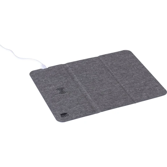 Podkładka pod mysz RPET, ładowarka bezprzewodowa 10W (V1542-19)-1