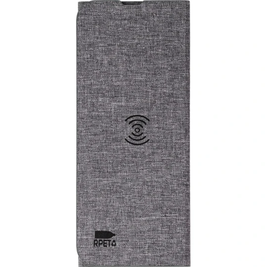 Podkładka pod mysz RPET, ładowarka bezprzewodowa 10W (V1542-19)-1