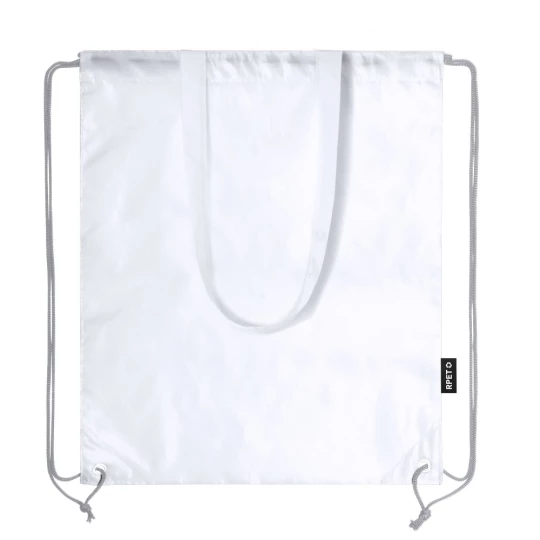 RPET bag 2 in 1, drawstring bag and shopping bag (V2129-02)-1
