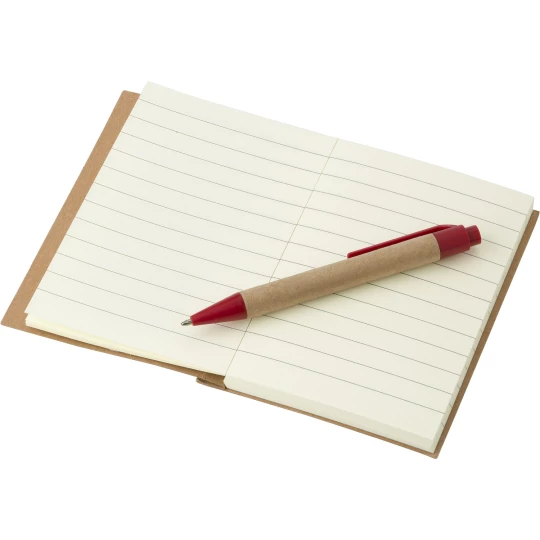 Notebook approx. A7 with ball pen (V2687-05)-1