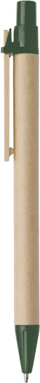 Kugelschreiber aus Karton, Holzclip (V1194-06)-1