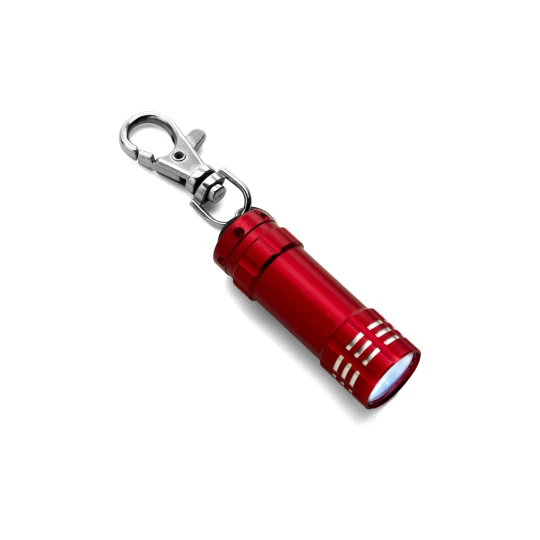 Schlüsselanhänger, Karabinerhaken, Taschenlampe 3 LED (V4193-05)-1