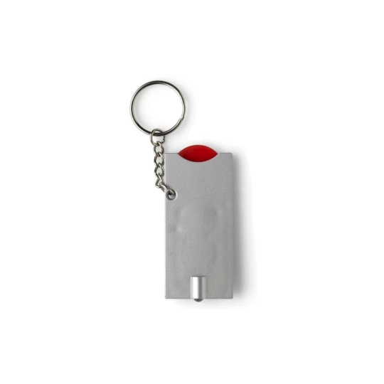 Brelok do kluczy, żeton do wózka na zakupy, lampka LED (V2452-05)-1