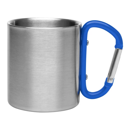 Metal mug 210 ml with carabiner clip | Easton (V8437-11)-1