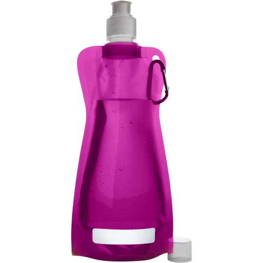 Składany bidon 420 ml z karabińczykiem (V6503-21)-1