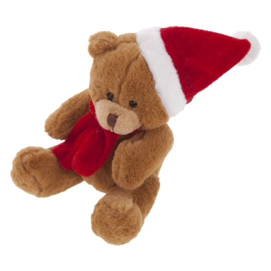 Plush Christmas teddy bear | Nathan Brown (HE261-56)-1