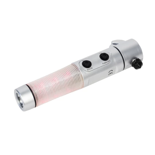 Sicherheitstaschenlampe 1 LED, Gurtschneider, Sicherheitshammer | Auden (V7735-32)-1