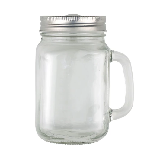 Słoik do picia 480 ml ze słomką (V8485-00)-1