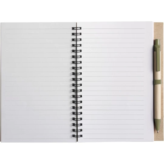 Notebook approx. A5 with ball pen (V2389/A-10)-1