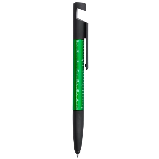 Długopis wielofunkcyjny, czyścik do ekranu, linijka, stojak na telefon, touch pen, śrubokręty (V1849-06)-1