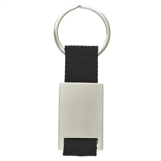 Keyring with metal badge | Preston (V4790-03)-1