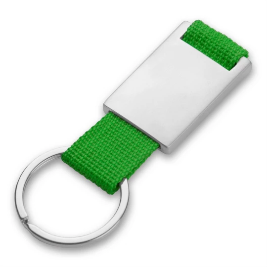 Keyring with metal badge | Preston (V4790-06)-1