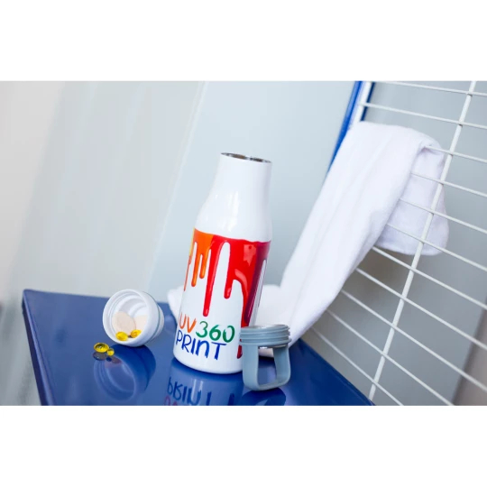 Butelka termiczna 550 ml Air Gifts, pojemnik w zakrętce | Jessica (V0850-03)-1