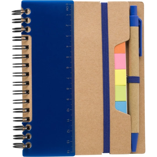 Memo holder, notebook, ball pen, ruler, sticky notes (V2991-11)-1